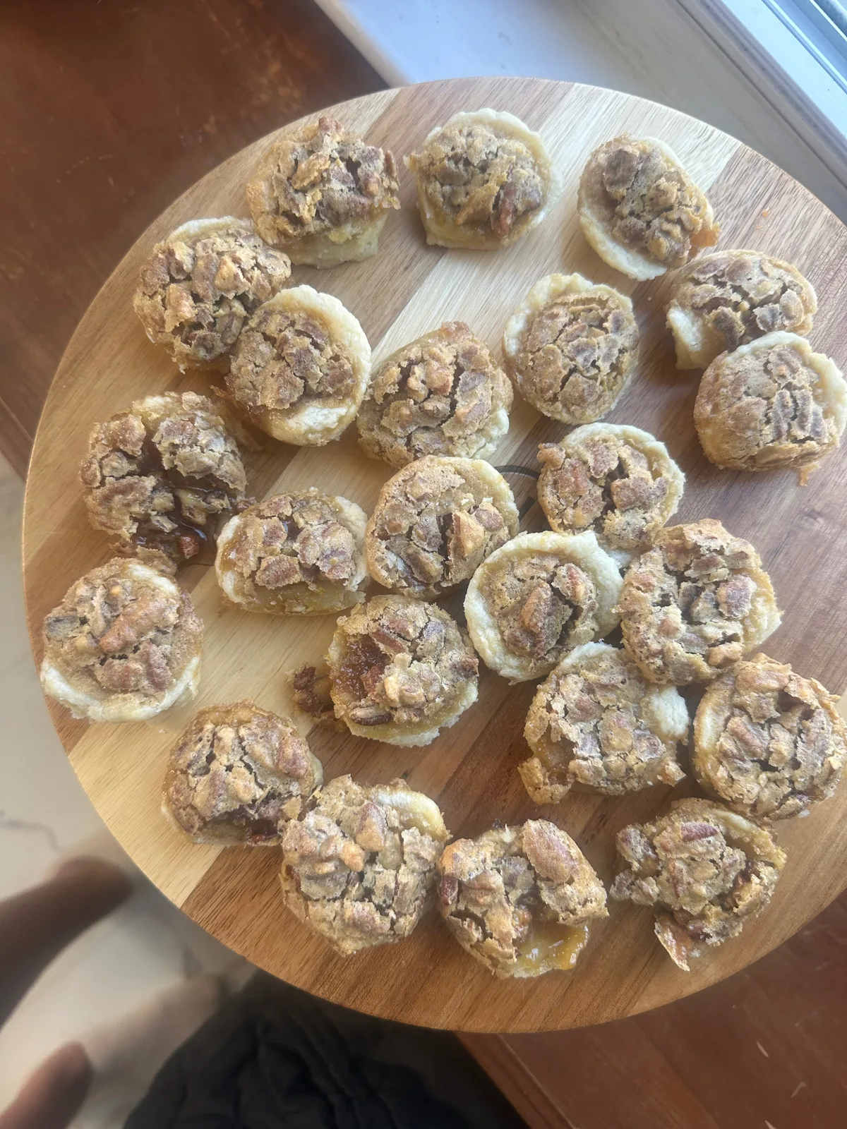 Golden Pecan Tassies (Mini Pecan Pie Cookies)