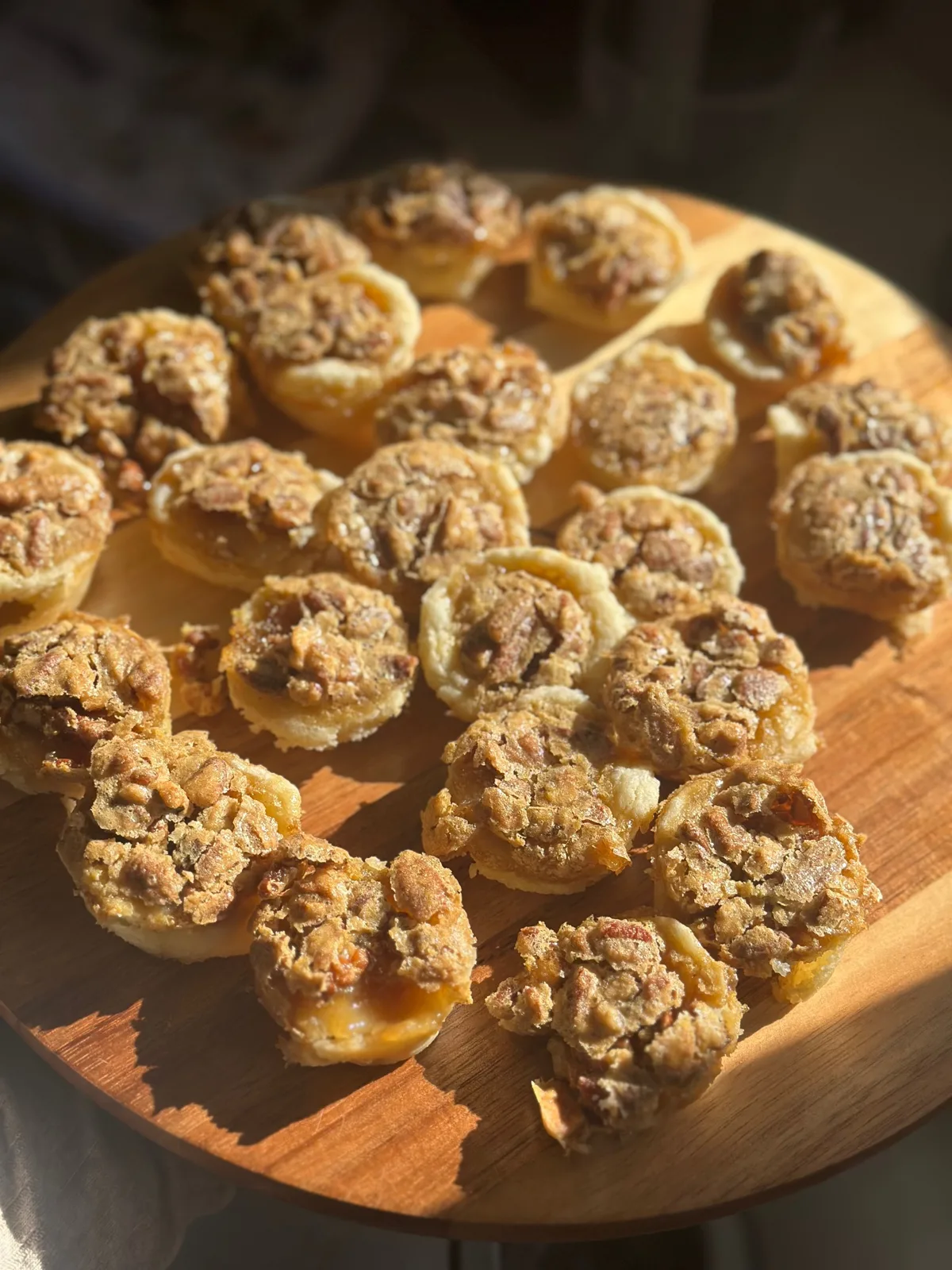 Golden Pecan Tassies (Mini Pecan Pie Cookies)